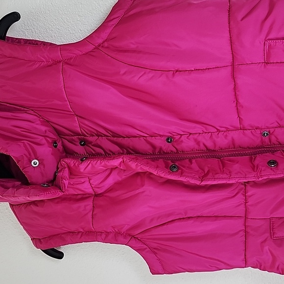 Newyork&Company women pink puffer vest jacket size S - Picture 5 of 16